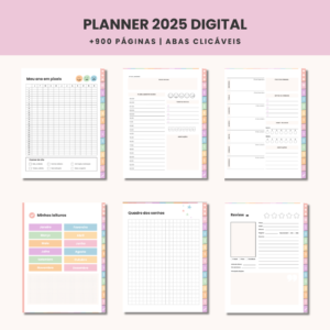 Planner 2025 Digital | Colors [+900 páginas]