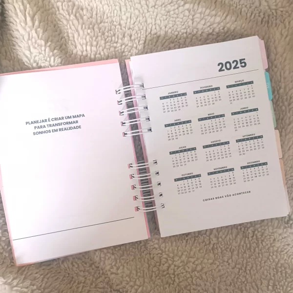 Planner calendário 2025