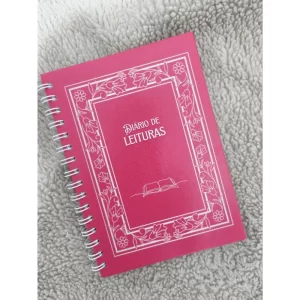 Diario de leitura retro livro antigo