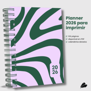 Planner 2026 para imprimir | PDF Grátis